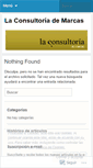 Mobile Screenshot of laconsultoriademarcas.wordpress.com
