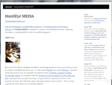 Tablet Screenshot of hazeleyemedia.wordpress.com