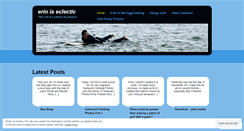 Desktop Screenshot of eriniseclectic.wordpress.com