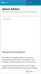 Mobile Screenshot of aboutalbion.wordpress.com