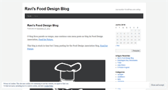 Desktop Screenshot of fooddesignblog.wordpress.com