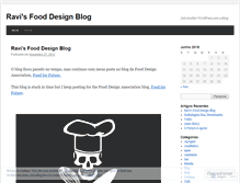 Tablet Screenshot of fooddesignblog.wordpress.com