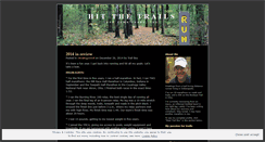 Desktop Screenshot of hitthetrails.wordpress.com