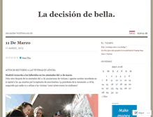 Tablet Screenshot of decisiondebella2.wordpress.com