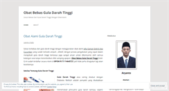 Desktop Screenshot of obatbebasguladarahtinggi.wordpress.com