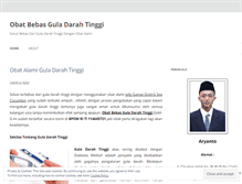 Tablet Screenshot of obatbebasguladarahtinggi.wordpress.com