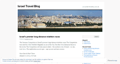 Desktop Screenshot of israeltravelpro.wordpress.com