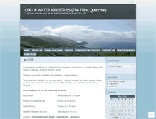 Tablet Screenshot of cupofwaterministry.wordpress.com