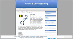 Desktop Screenshot of gpronline.wordpress.com