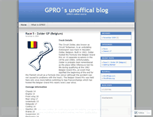 Tablet Screenshot of gpronline.wordpress.com