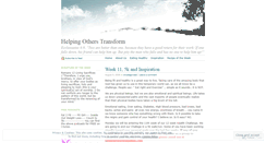 Desktop Screenshot of helpingotherstransform.wordpress.com