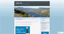 Desktop Screenshot of cowlitztrails.wordpress.com