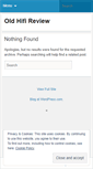 Mobile Screenshot of oldhifireview.wordpress.com