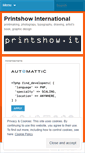 Mobile Screenshot of printshow.wordpress.com
