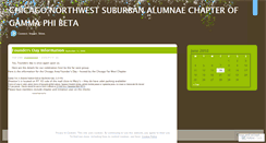 Desktop Screenshot of gammaphibetachicagonorthwest.wordpress.com