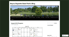Desktop Screenshot of bayousegnettesp.wordpress.com