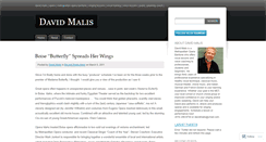 Desktop Screenshot of davidmalis.wordpress.com