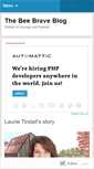 Mobile Screenshot of beebrave5k.wordpress.com