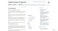 Desktop Screenshot of creativitytoronto.wordpress.com