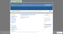 Desktop Screenshot of jpellsports.wordpress.com