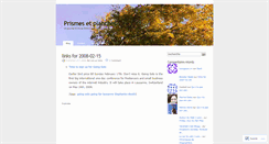 Desktop Screenshot of annedominique.wordpress.com