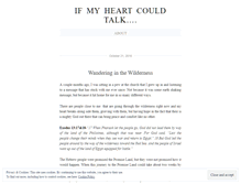 Tablet Screenshot of ifmyheartcouldtalk.wordpress.com