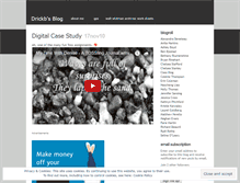 Tablet Screenshot of drickb.wordpress.com