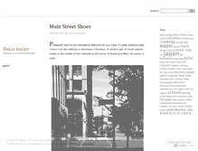 Tablet Screenshot of hallihallofelice.wordpress.com