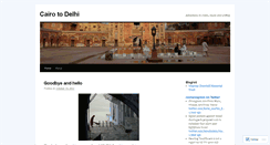 Desktop Screenshot of cairotodelhi.wordpress.com