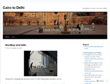 Tablet Screenshot of cairotodelhi.wordpress.com