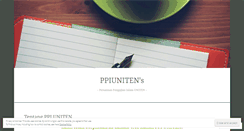 Desktop Screenshot of ppiuniten.wordpress.com