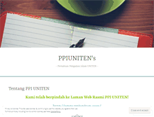 Tablet Screenshot of ppiuniten.wordpress.com