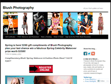 Tablet Screenshot of blushphotographyblog.wordpress.com