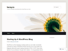 Tablet Screenshot of laceycs.wordpress.com