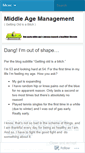Mobile Screenshot of middleagemanagement.wordpress.com