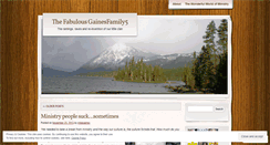 Desktop Screenshot of gainesfamily5.wordpress.com