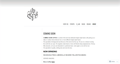 Desktop Screenshot of comingsooncoffee.wordpress.com