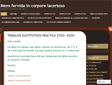 Tablet Screenshot of corporelacertoso.wordpress.com