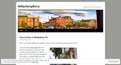 Desktop Screenshot of gettysburggerry.wordpress.com