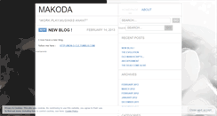 Desktop Screenshot of makoda.wordpress.com