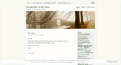 Desktop Screenshot of learningtobestill.wordpress.com