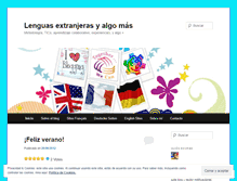Tablet Screenshot of lenguasymas.wordpress.com