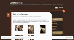 Desktop Screenshot of dorotapawlak.wordpress.com