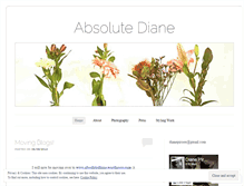 Tablet Screenshot of dianepiroon.wordpress.com