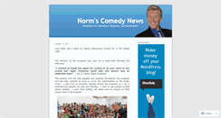Desktop Screenshot of comedynorm.wordpress.com