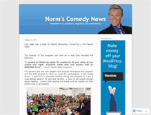 Tablet Screenshot of comedynorm.wordpress.com