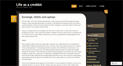 Desktop Screenshot of cmddot.wordpress.com