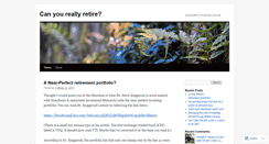 Desktop Screenshot of comfortableretirement.wordpress.com