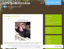 Tablet Screenshot of ecologiaensenada.wordpress.com