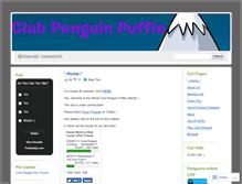 Tablet Screenshot of clubpengieinfo.wordpress.com